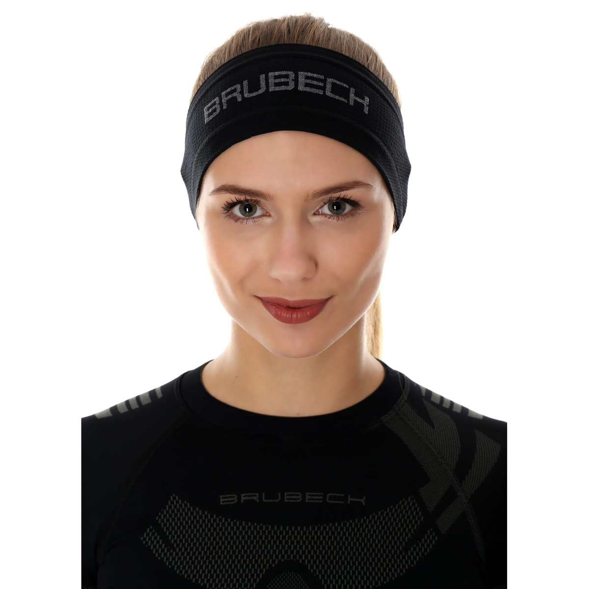 Opaska unisex Brubeck 3D PRO BD10050 czarny - L/XL