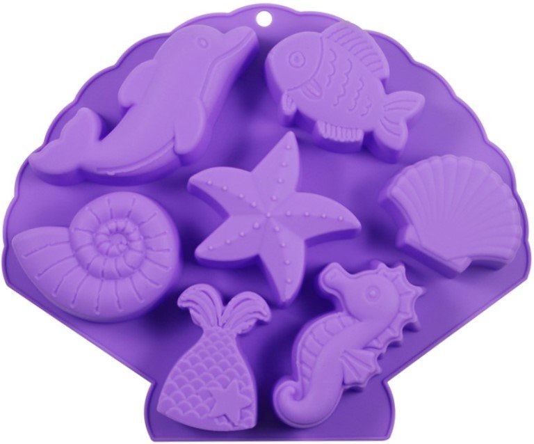 Silikonowa Forma Do Pieczenia Babeczek 'Ryby'