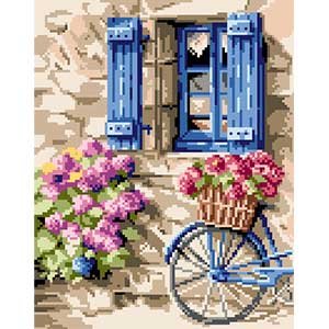 Zestaw do haftu krzyżykowego podwórko (6025)