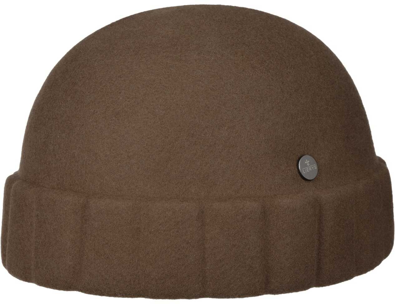 Czapka Dokerka z Filcu by Lierys, jasnobrązowy, One Size