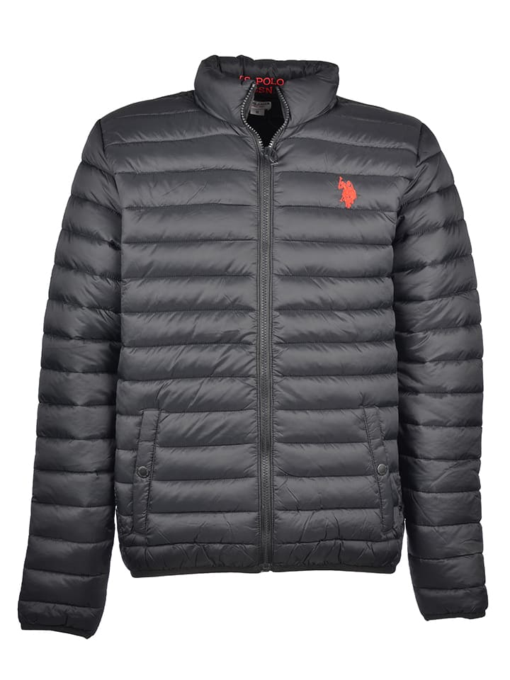 U.S. Polo Assn. Kurtka pikowana w kolorze czarnym
