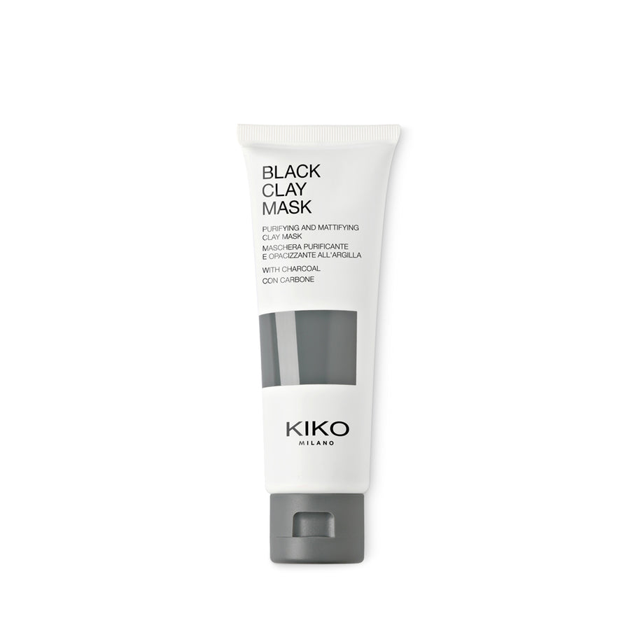 KIKO Milano Black Clay Mask oczyszczająco-matująca maska do twarzy z węglem i czarną glinką 50ml