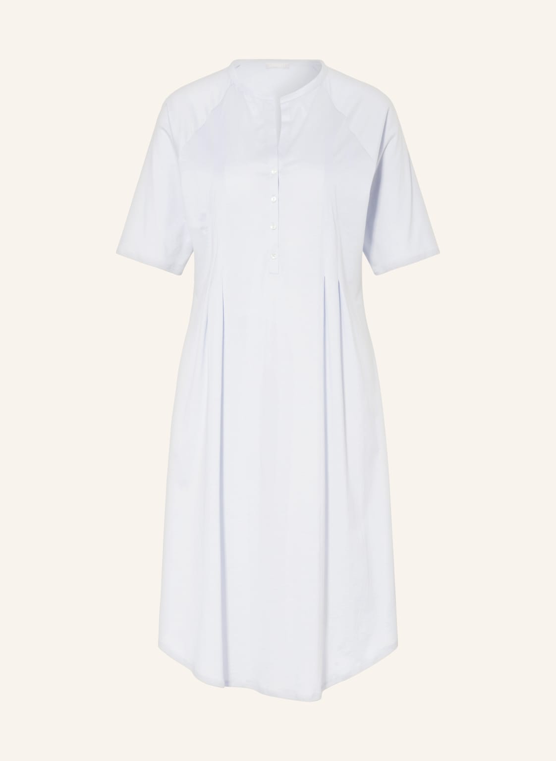 Hanro Koszula Nocna Cotton Deluxe blau