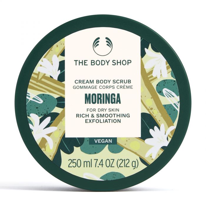 The Body Shop Body Scrub wegański peeling do ciała Moringa 250ml