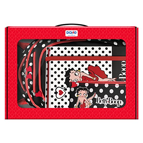 Dohe - Torba na prezent - Plecak, zapasowy folder i potrójny uchwyt - Betty Boop