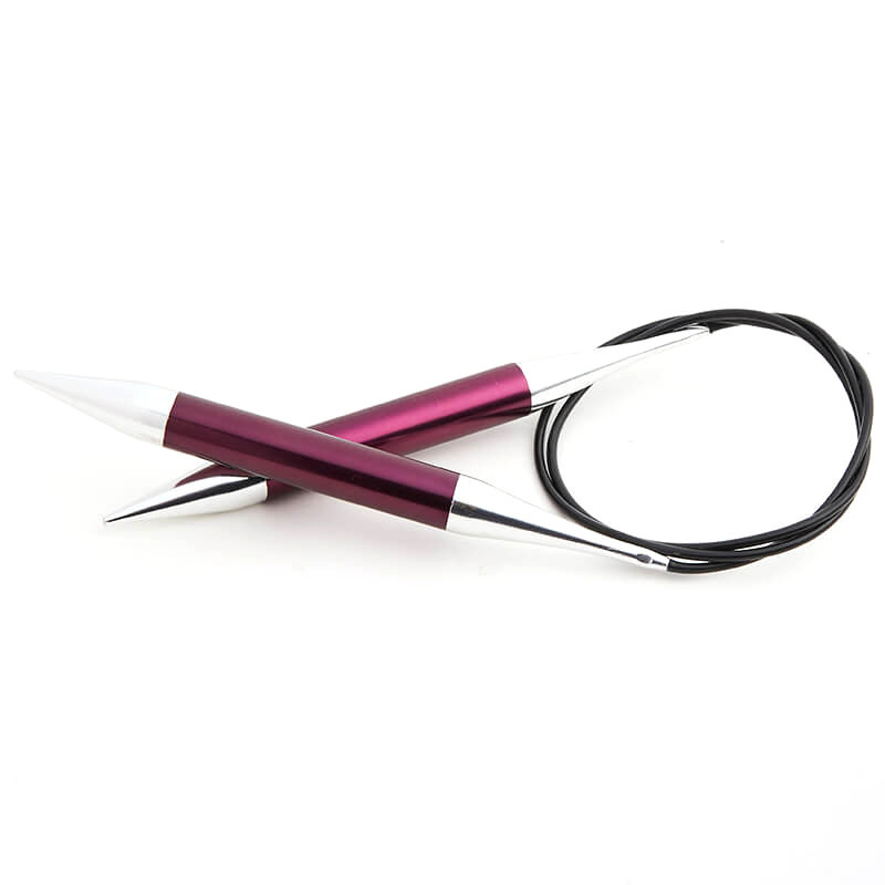 druty metalowe na żyłce 120 12,00 KNITPRO ZING