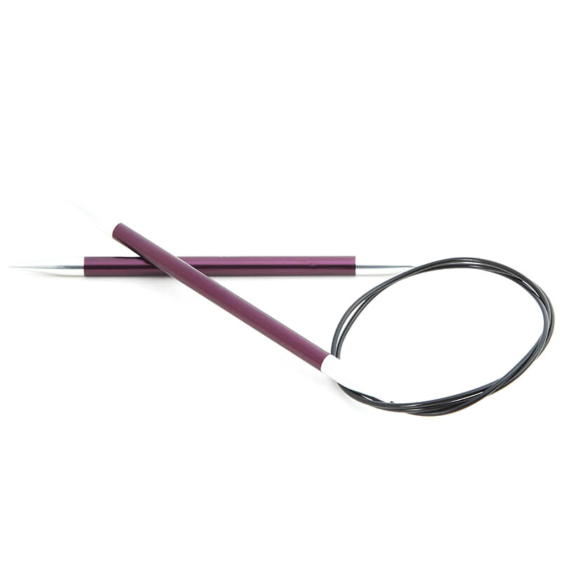 druty metalowe na żyłce 120 6,00 KNITPRO ZING