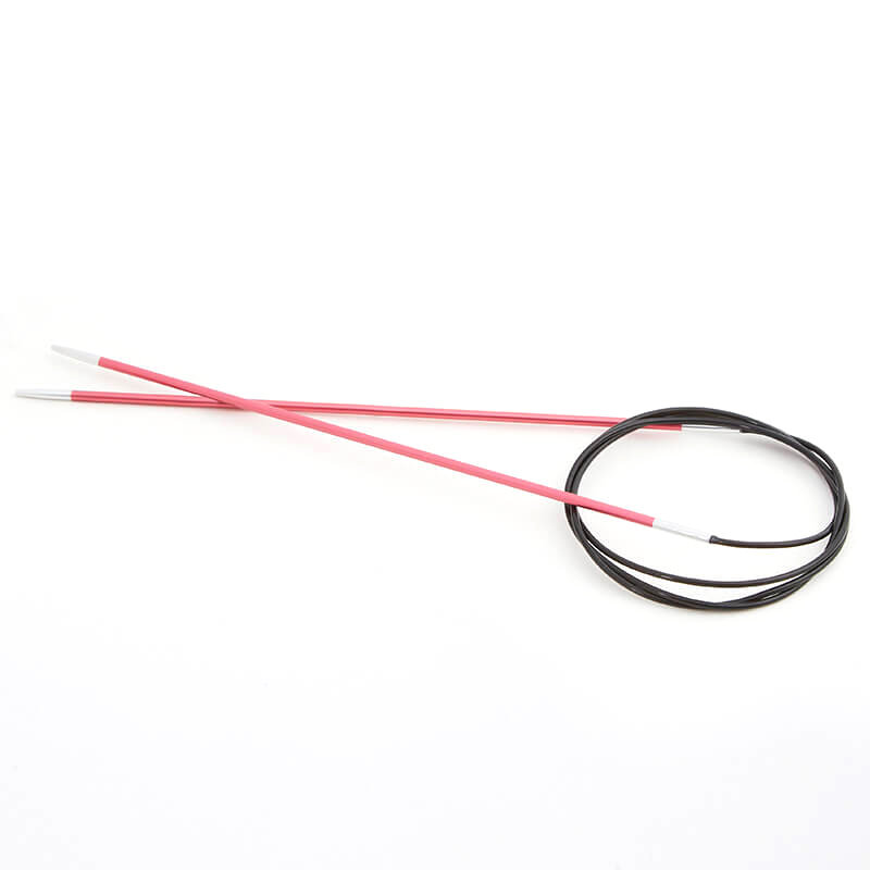 druty metalowe na żyłce 120 2,00 KNITPRO ZING