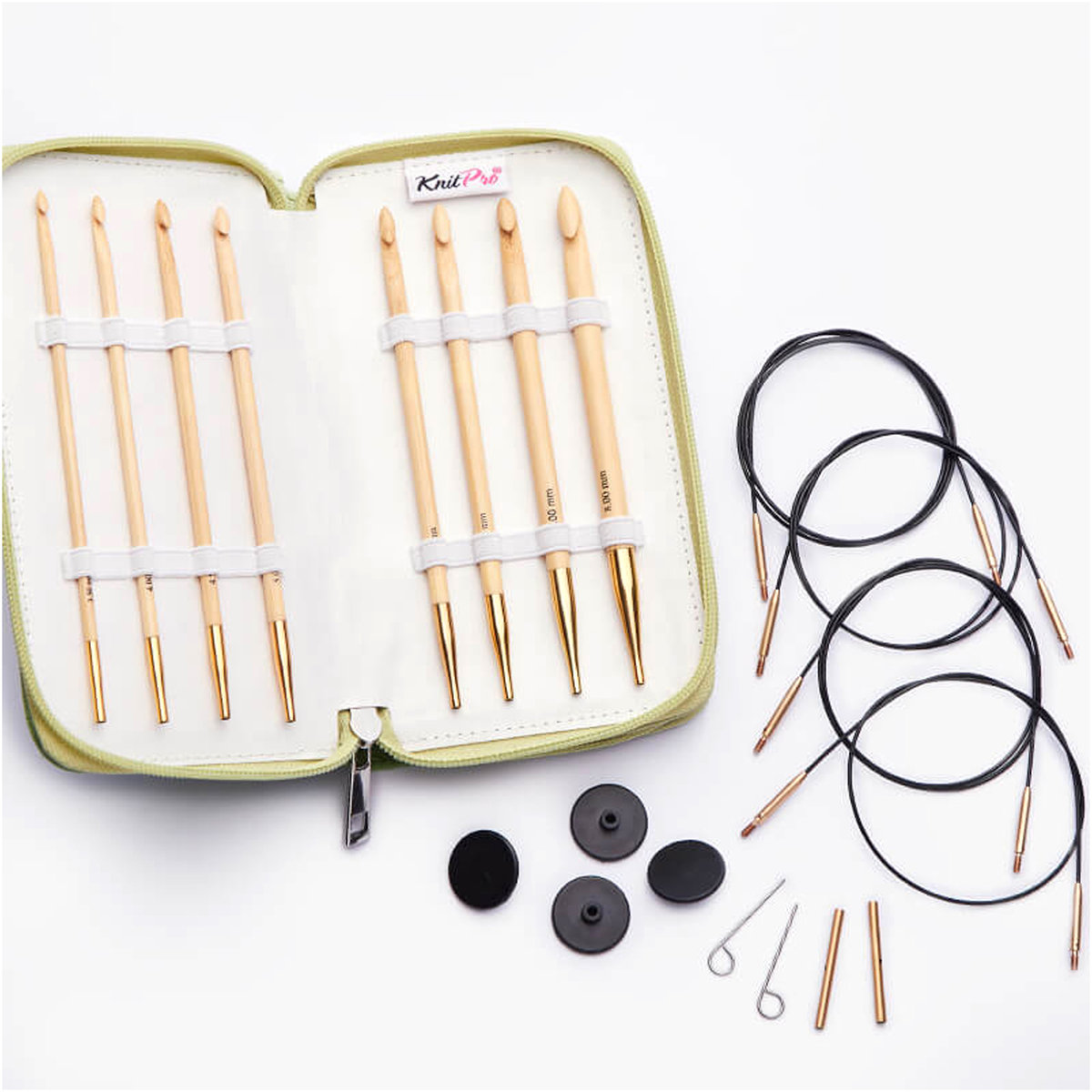 zestaw szydełek tunezyjskich KNITPRO BAMBOO