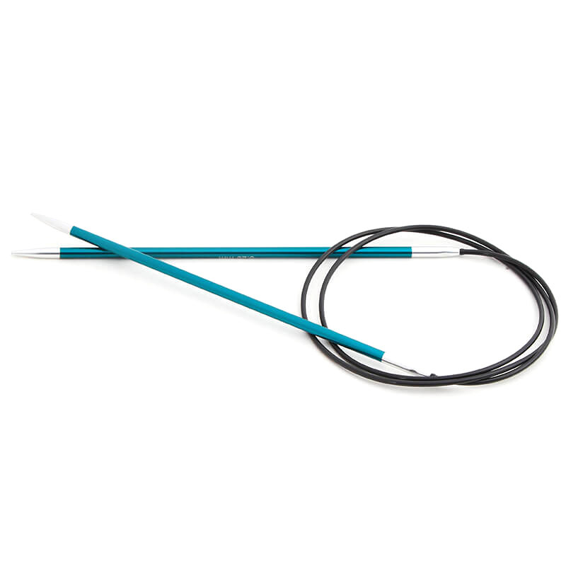 druty metalowe na żyłce 40 3,25 KNITPRO ZING