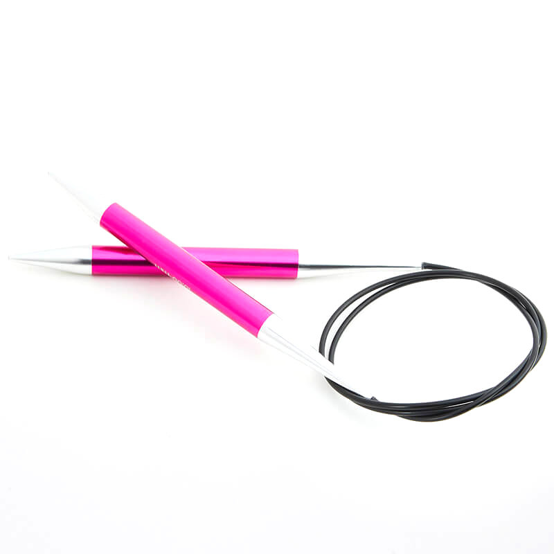 druty metalowe na żyłce 60 10,00 KNITPRO ZING
