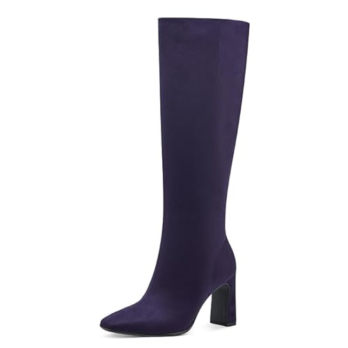 Tamaris Damskie botki 1-1-25533-41, purpurowy, 41 EU
