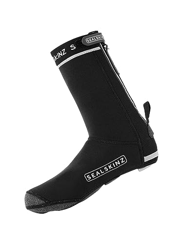 SEALSKINZ Caston All Weather Open-Sole Cycle kalosze, Czarny, Small