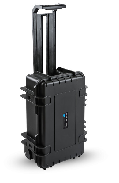 B&W 6600/B/SI outdoor.case Typ 6600 sztywna walizka z wypelnieniem piankowym cube - czarna