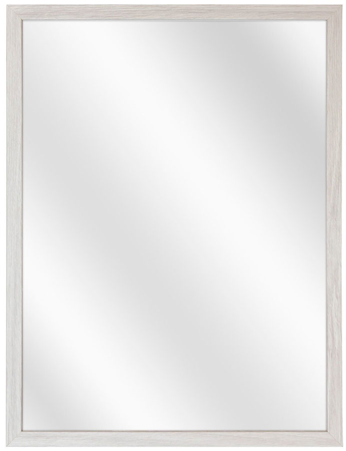 Drewniane lustro minimalistyczne biały dąb F7-R70