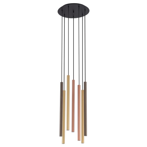 Laser lampa wisząca 7-punktowa multikolor 10704