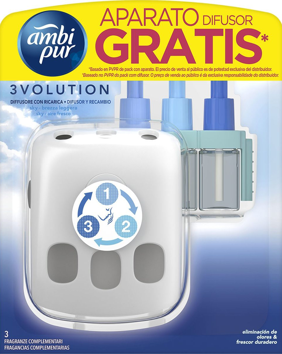 Odświeżacz powietrza Ambi Pur 3volution Sky Brezza Leggera 20 ml (8001090490599)