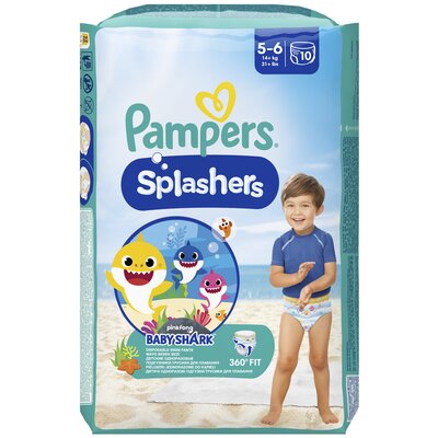 Pampers Splashers, Pieluszki do pływania, rozmiar 5-6, 10 szt.