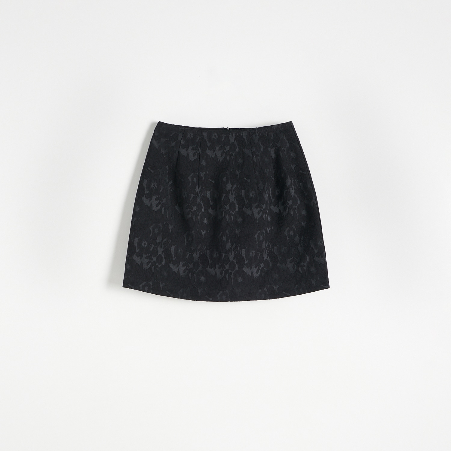 Reserved - Wzorzysta spódnica mini - Czarny