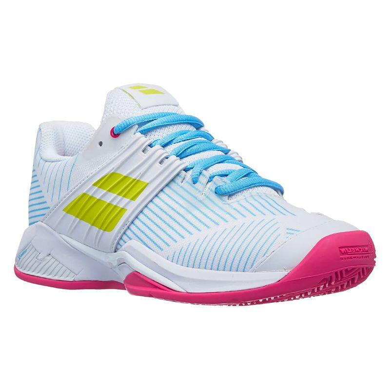 Buty do tenisa damskie Babolat 22 Propulse Fury Clay white/sulphur spring