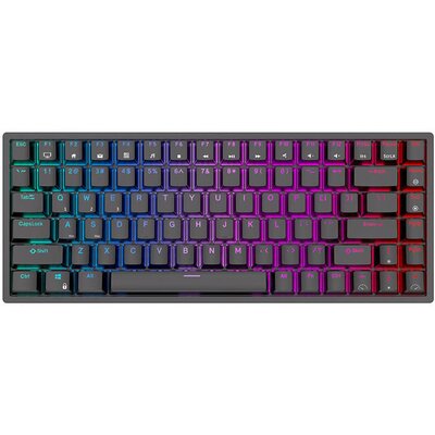 Klawiatura mechaniczna Royal Kludge RK84 RGB, Red switch (czarna)