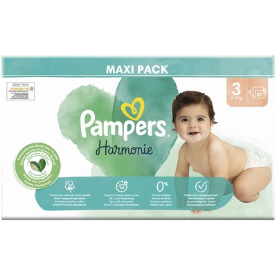Pampers Harmonie Baby Pieluszki rozmiar 3, 87szt.