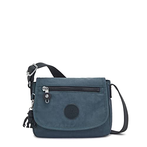 Kipling Damska mini torba Sabian Alabaster, jeden rozmiar, Nocny szary, 7.75''L x 5.75''H x 3.25''D