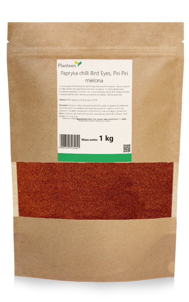 Papryka chilli Bird Eyes, Piri Piri mielona. 1kg