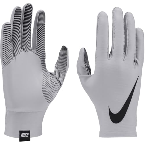 Nike Męskie rękawiczki Base Layer Gloves w kolorze lt Smoke Grey/Black/Black, rozmiar: XL, N.000.3508.019.XL