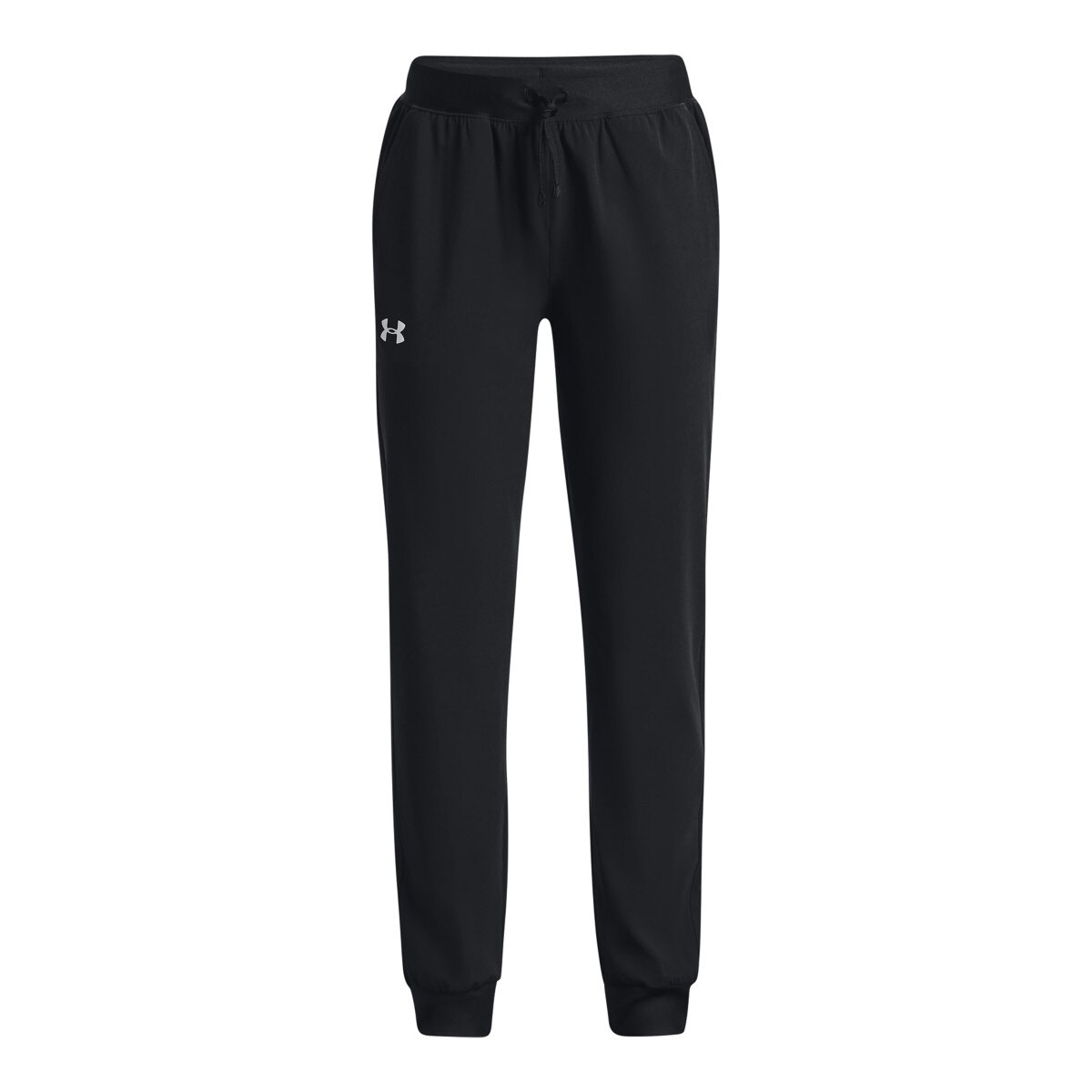 Dziewczęce spodnie treningowe Under Armour UA Sport Woven Pants - czarne - UNDER ARMOUR