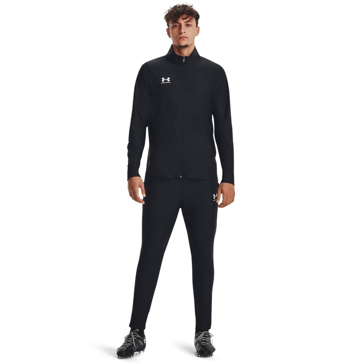 Męski dres komplet treningowy Under Armour UA M's Ch. Tracksuit - czarny - UNDER ARMOUR