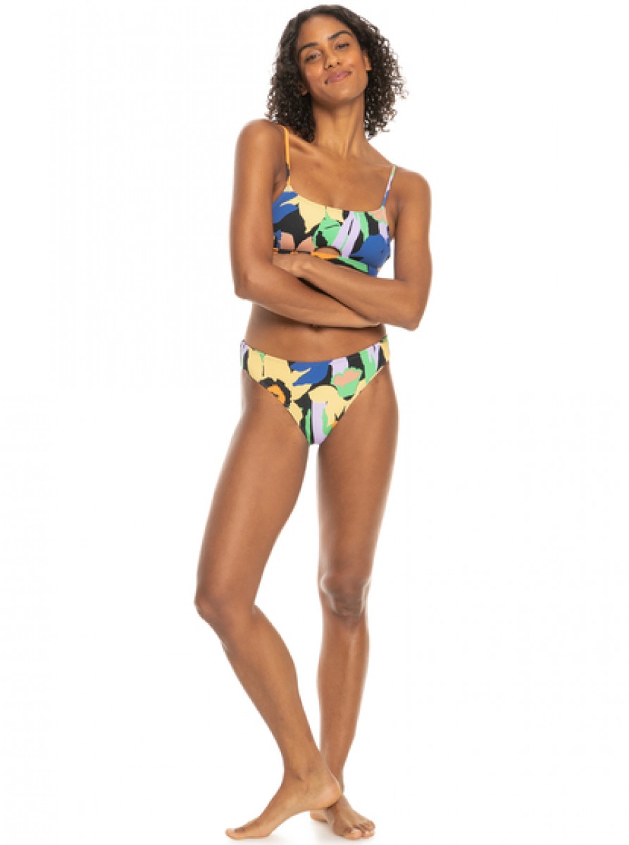 Damski kostium kąpielowy dwuczęściowy Roxy Color Jam - multikolor - ROXY