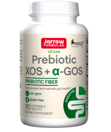 Jarrow Formulas Jarrow Prebiotyki XOS + α-GOS, 90 pastylek do żucia