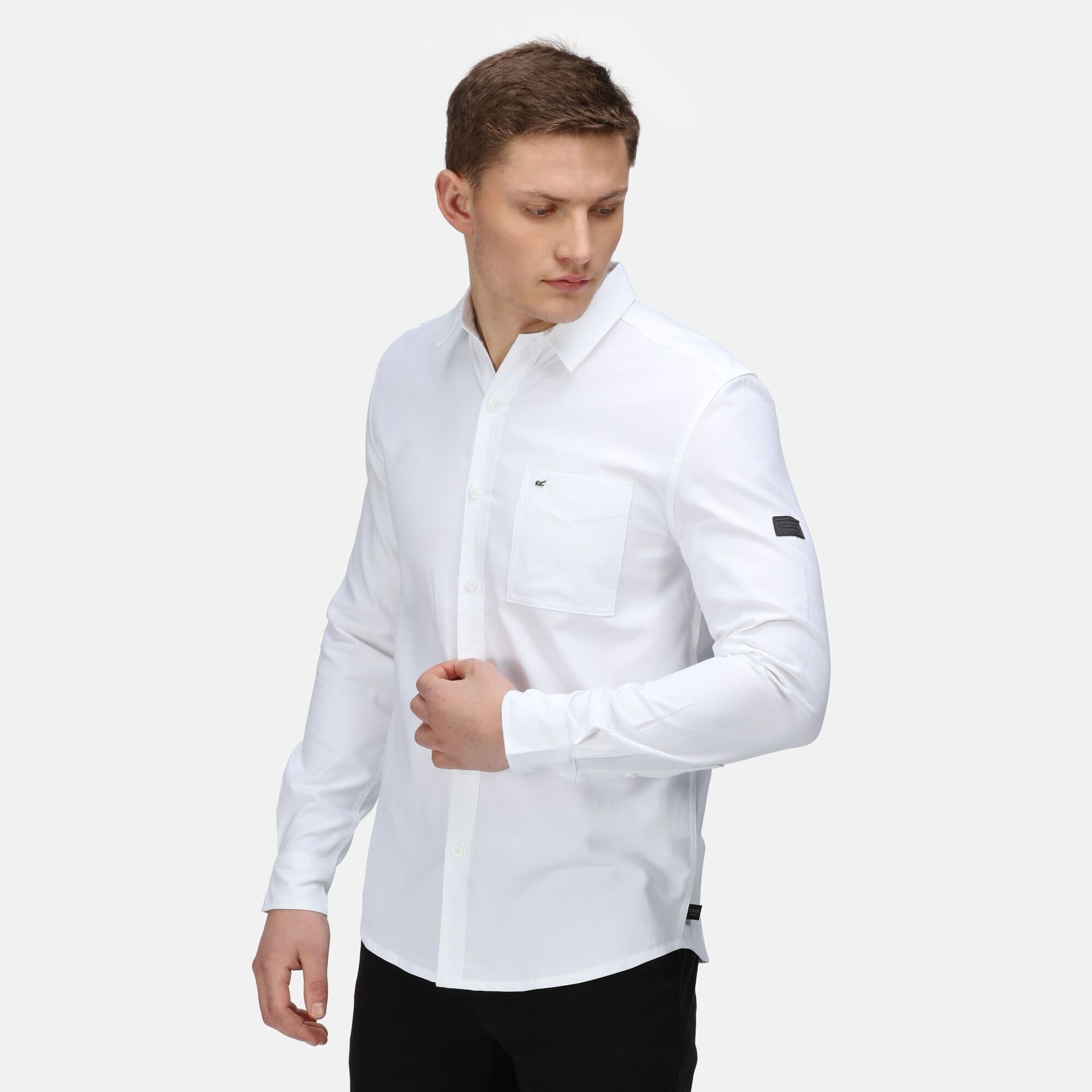 Regatta Męska Koszula Darien Biały, Rozmiar: XL