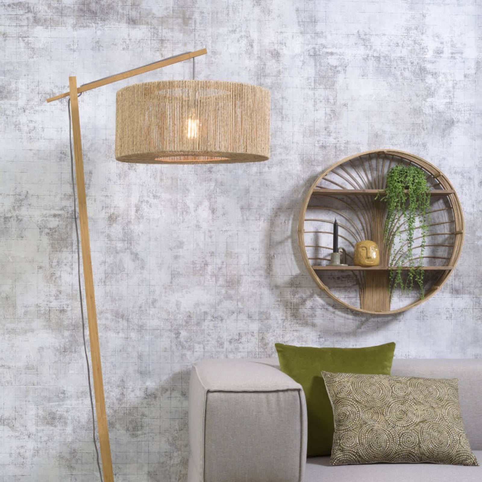 GOOD & MOJO Iguazu lampa łukowa cylinder Ø50cm
