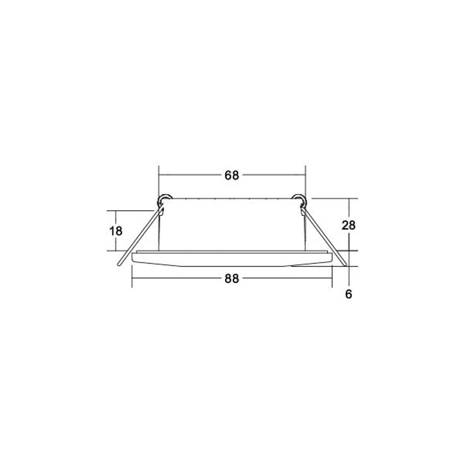 BRUMBERG Chooose downlight LED, okrągły, biały