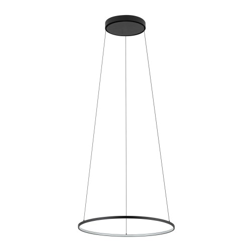 Circolo D45 lampa wisząca 1xLED/18W/4000K czarna 10863