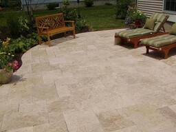 Trawertyn Ivory Classic mix układ rzymski 3cm 1kpl=0,742m2 taras ogród basen Komplet Rzymski