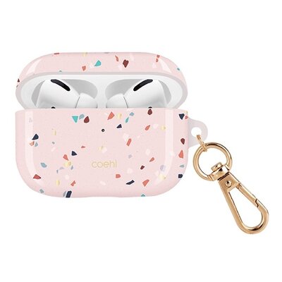 Apple UNIQ UNIQ etui Coehl Terrazzo AirPods Pro różowy/blush pink UNIQ320PNK