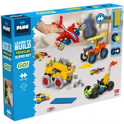 Plus Plus Learn to Build Go! Vehicles Super Set 7016