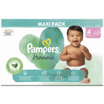 Pampers Harmonie Baby Pieluszki rozmiar 4, 74szt.