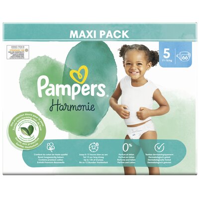 Pampers Harmonie Baby Pieluszki rozmiar 5, 66szt.