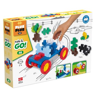PlusPlus Plus-Plus Midi Basic Make & GO! 46 szt Auto 5710409201193