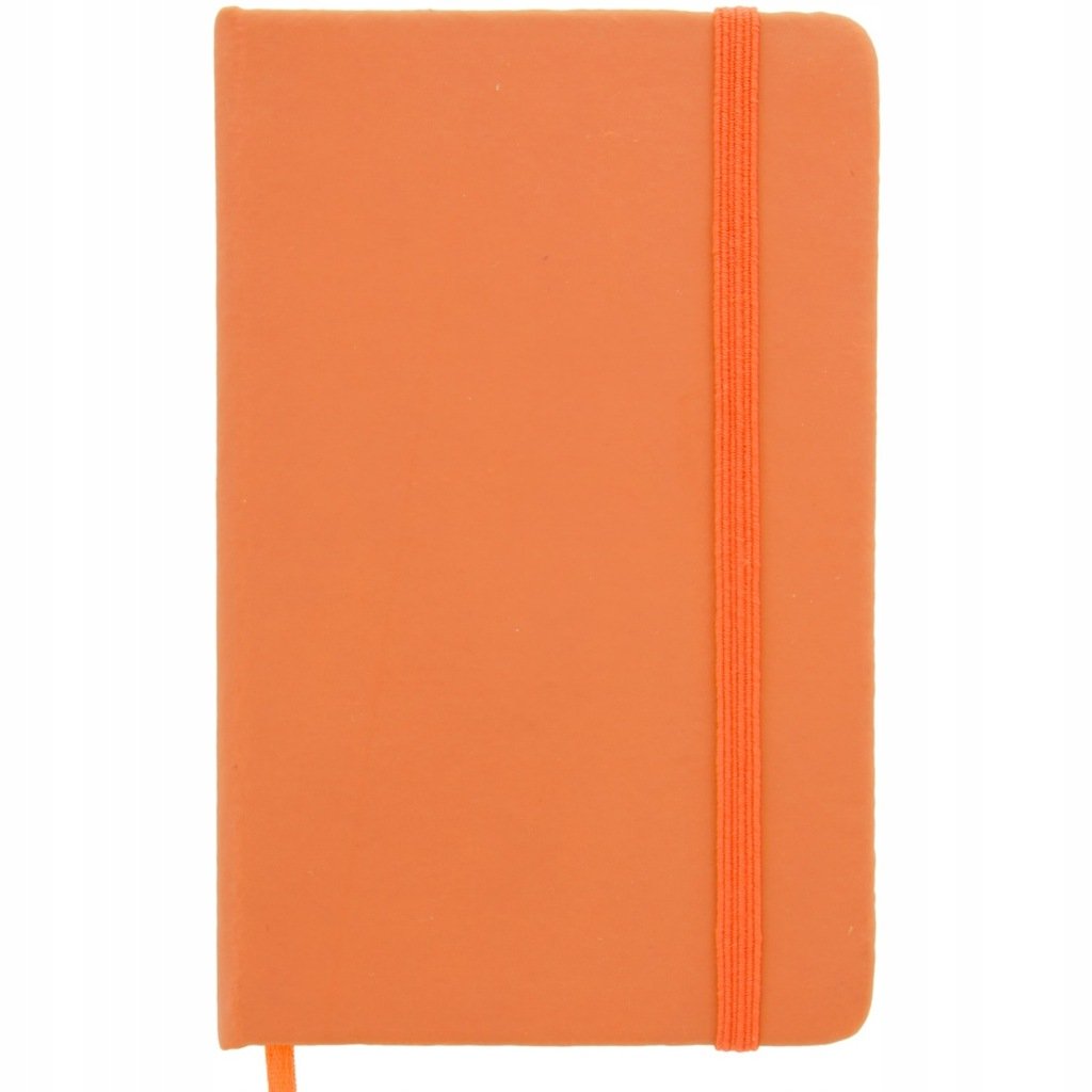 NOTES NOTATNIK ZESZYT z gumką B7 GŁADKI 100 kartek