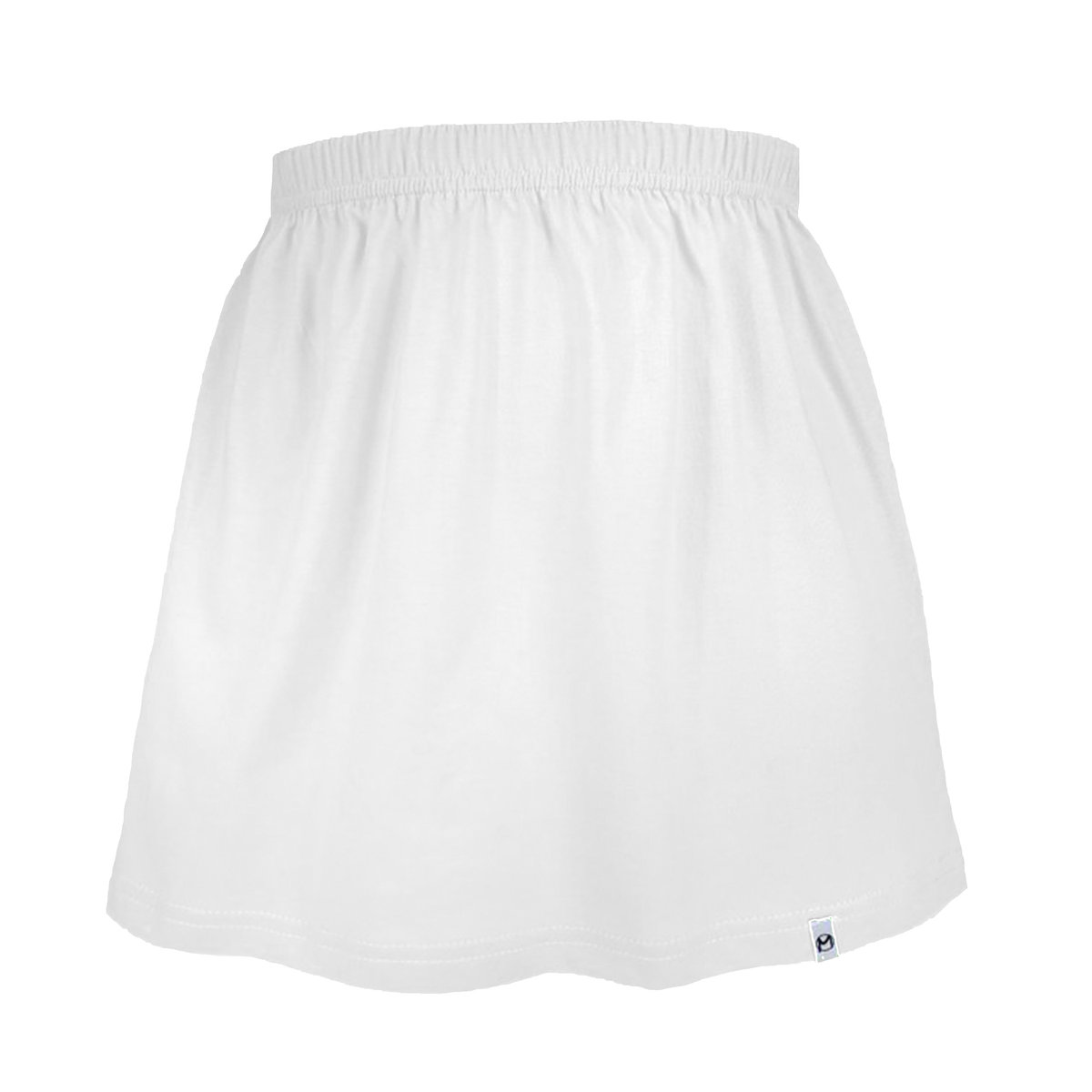 Biała spódniczka dla dziewczynki bawełniana spódnica dziecięca/ dziewczęca gładka 116/122