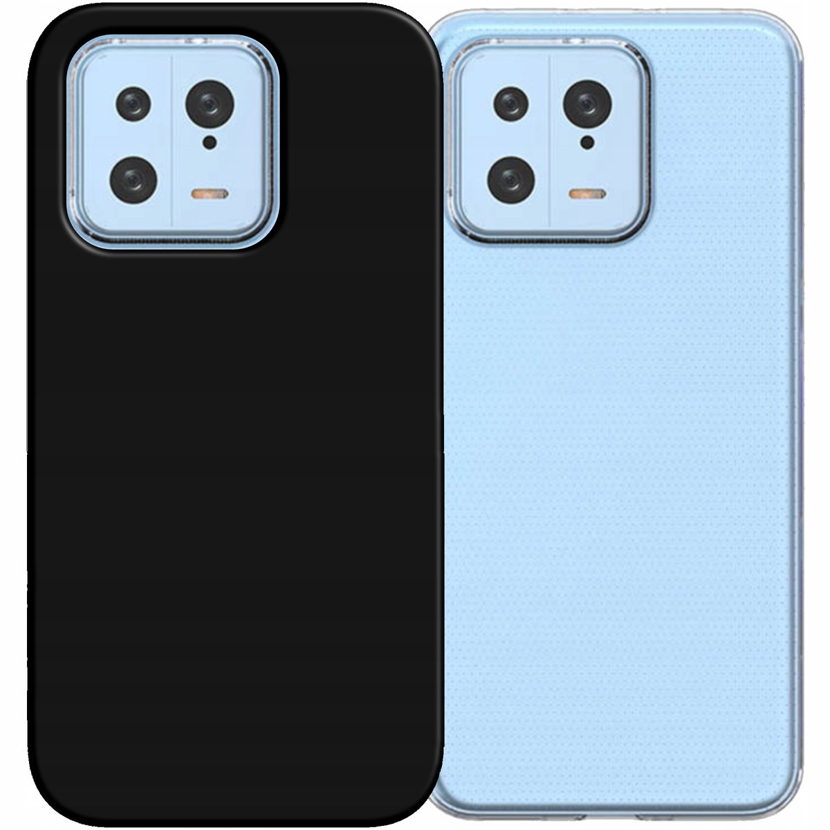 Etui Do Xiaomi 13 Pro Gumowe Obudowa Czarne Matowe Silikon Pokrowiec Slim