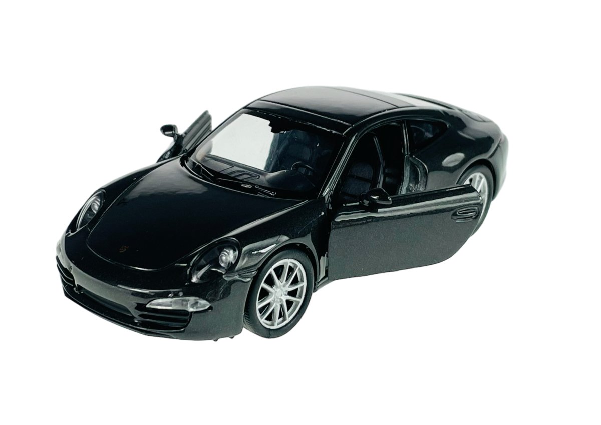 Welly Porsche 911 (991) Carrera S Czarny 1:34 Samochód Nowy Metalowy Model