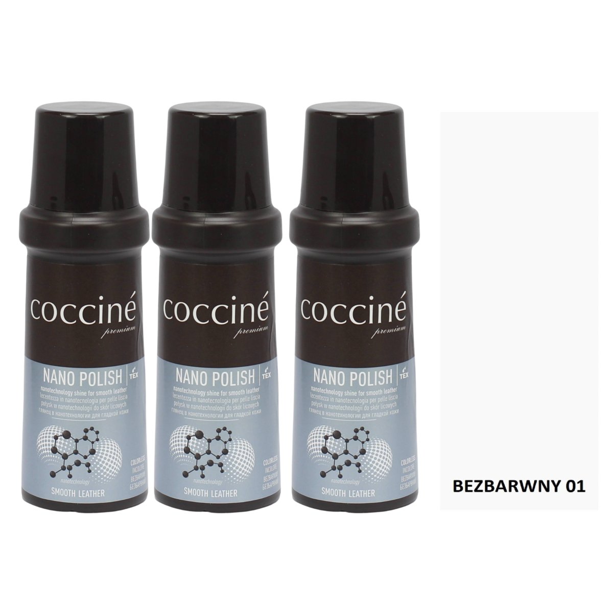 3x Nano Polish Pasta 75 ml Bezbarwna 01