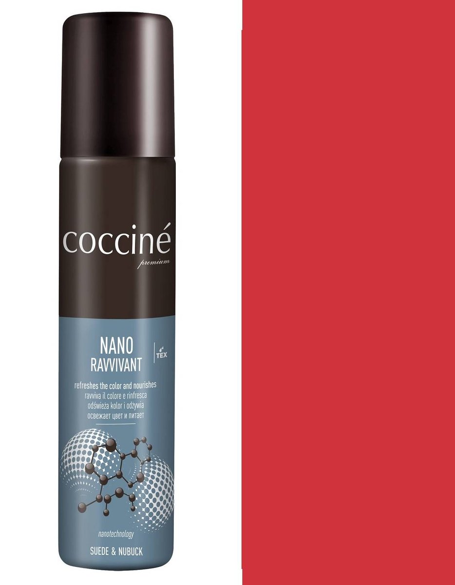 Renowator do zamszu i nubuku nano ravvivant 75 ml Czerwony 26