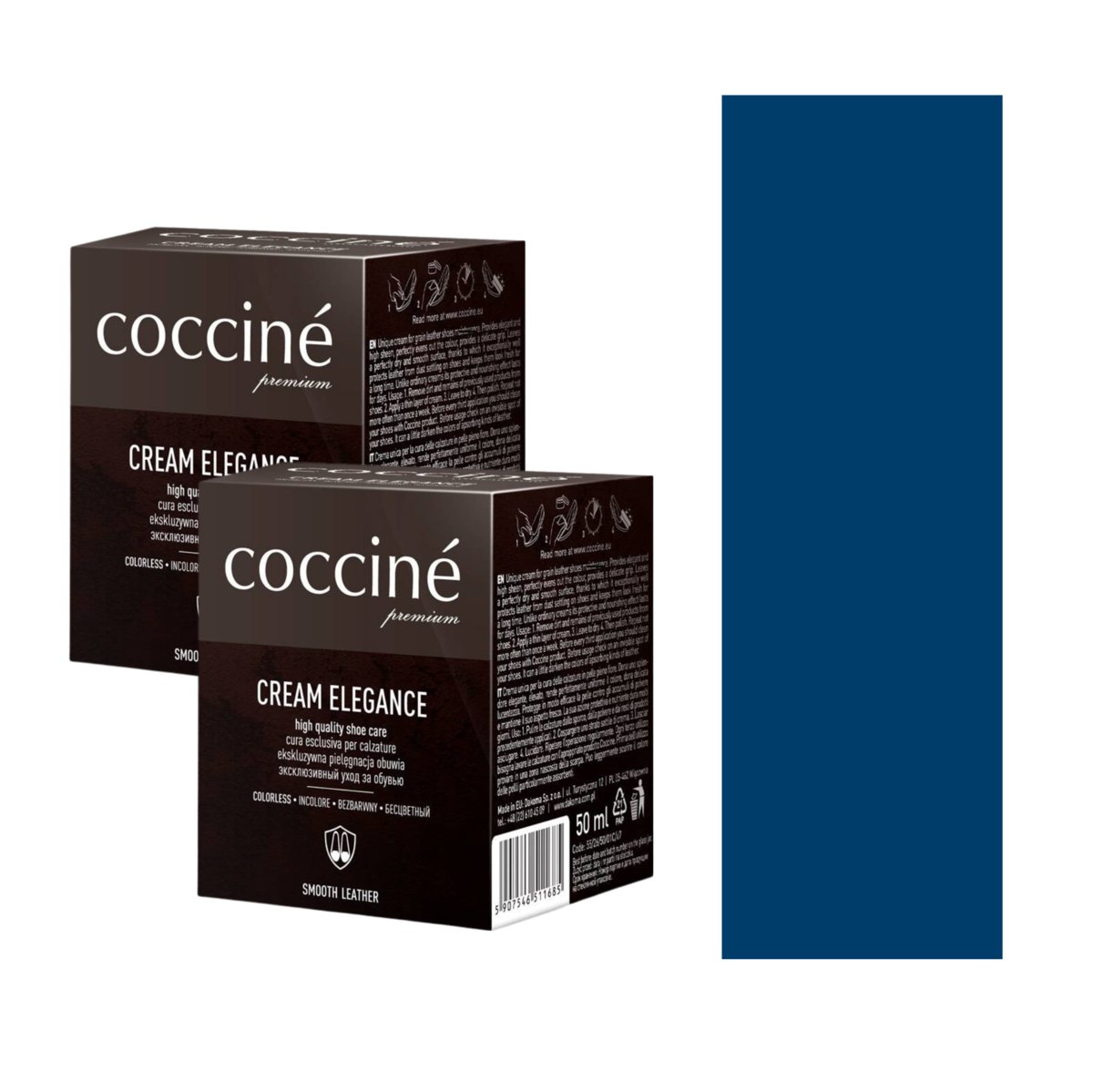 2x Cream Elegance do Obuwia 50 ml Granatowy 38